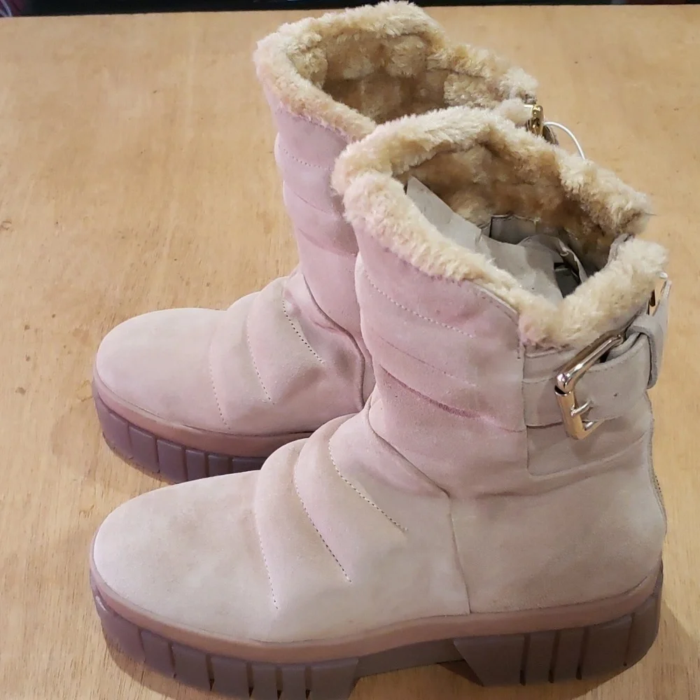 Free People Fable Faux Fur lined Boot nwot